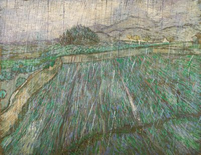 Regen door Vincent van Gogh